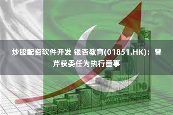 炒股配资软件开发 银杏教育(01851.HK)：曾芹获委任为执行董事