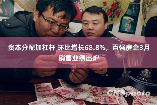 资本分配加杠杆 环比增长68.8%，百强房企3月销售业绩出炉