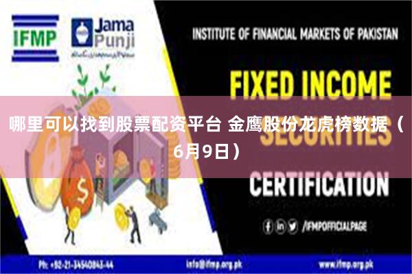 哪里可以找到股票配资平台 金鹰股份龙虎榜数据（6月9日）