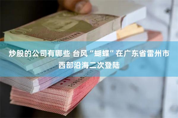 炒股的公司有哪些 台风“蝴蝶”在广东省雷州市西部沿海二次登陆