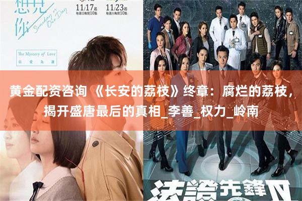 黄金配资咨询 《长安的荔枝》终章：腐烂的荔枝，揭开盛唐最后的真相_李善_权力_岭南
